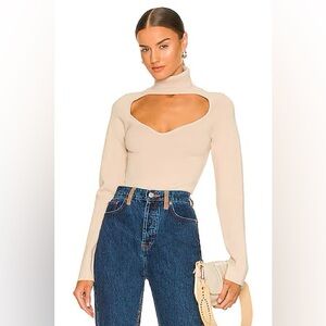 NANUSHKA Fah Cut-Out Knit‎ Top Sweater